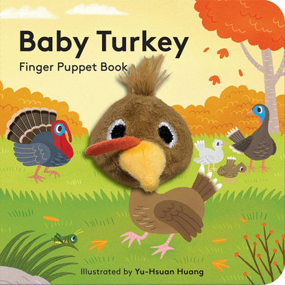 Baby Turkey: Finger Puppet Book Chronicle Books Lil Tulips
