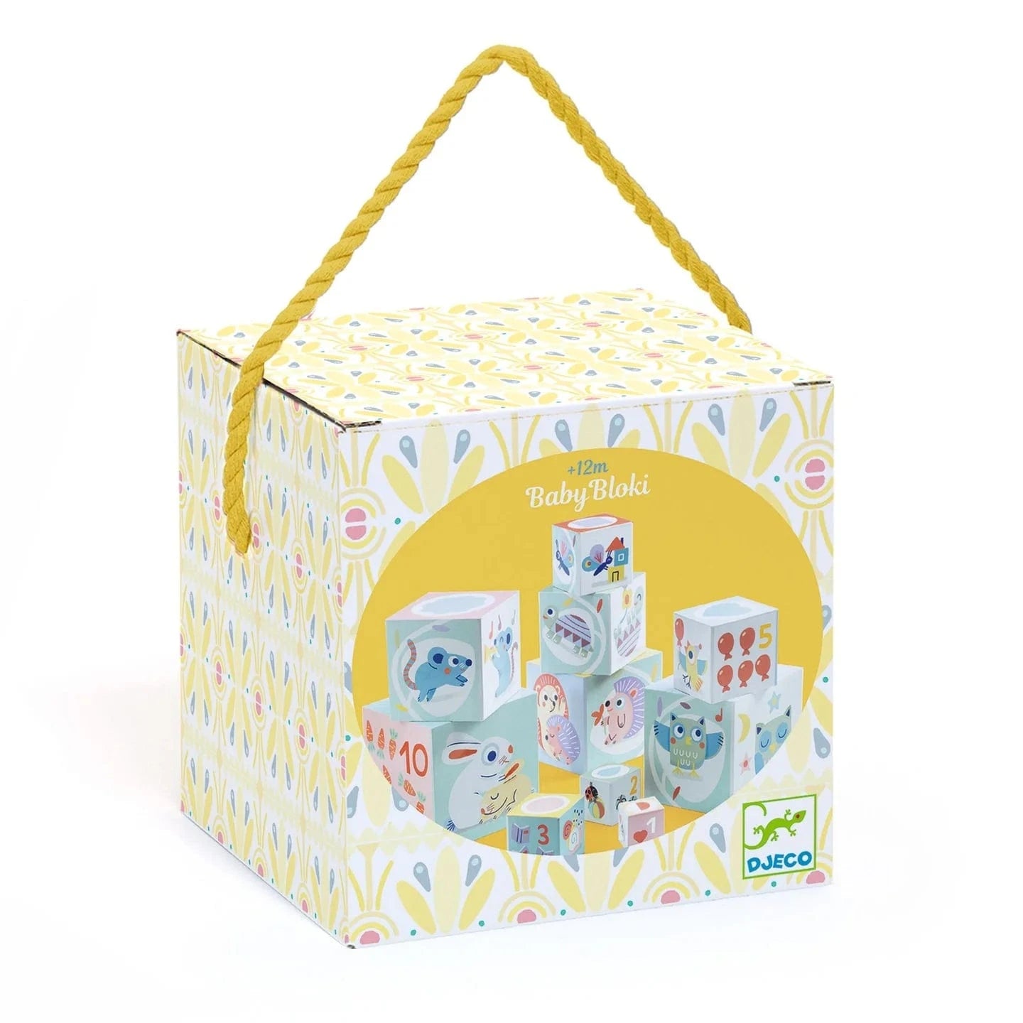 BabyBlocki Nest and Stack Blocks Djeco Lil Tulips