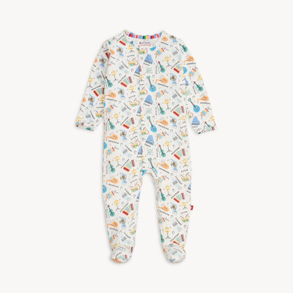 Bach & Roll Modal Footie Magnetic Me Lil Tulips