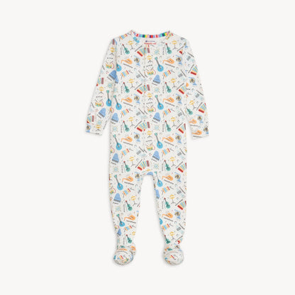 Bach & Roll Modal Footie Magnetic Me Lil Tulips