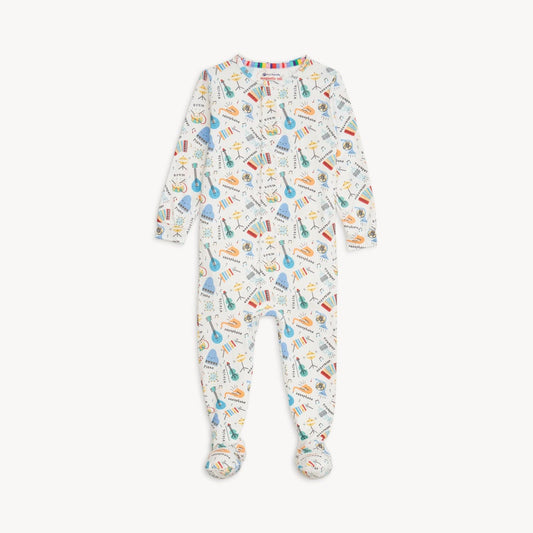 Bach & Roll Modal Footie Magnetic Me Lil Tulips