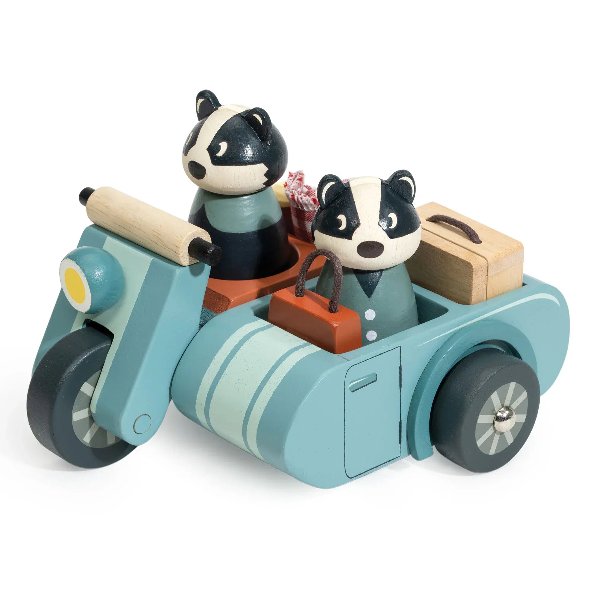 Badger Picnic Motorbike Ride Tender Leaf Lil Tulips
