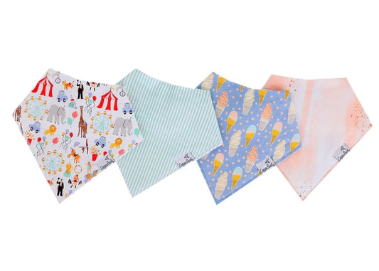 Bailey Baby Bandana Bibs Copper Pearl Lil Tulips