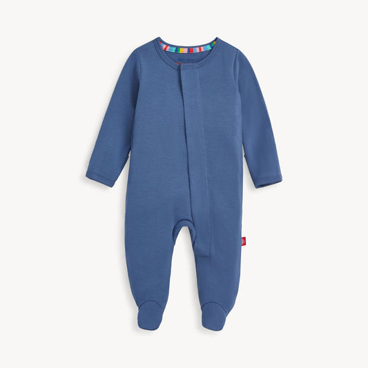 Bainbridge Blue Modal Footie Magnetic Me Lil Tulips