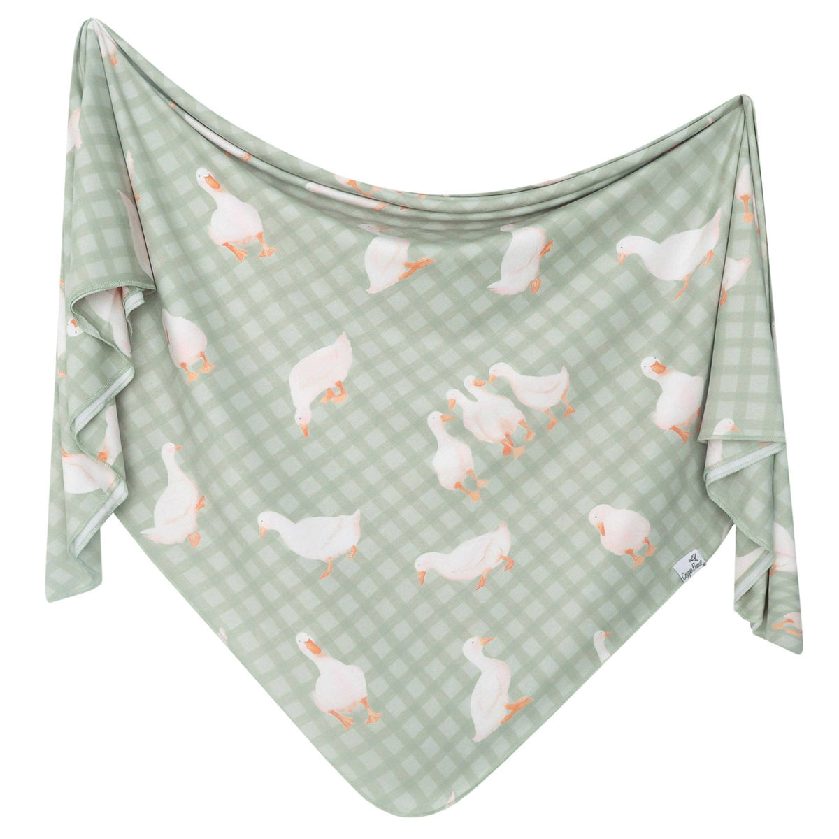 Baker Knit Swaddle Blanket Copper Pearl Lil Tulips
