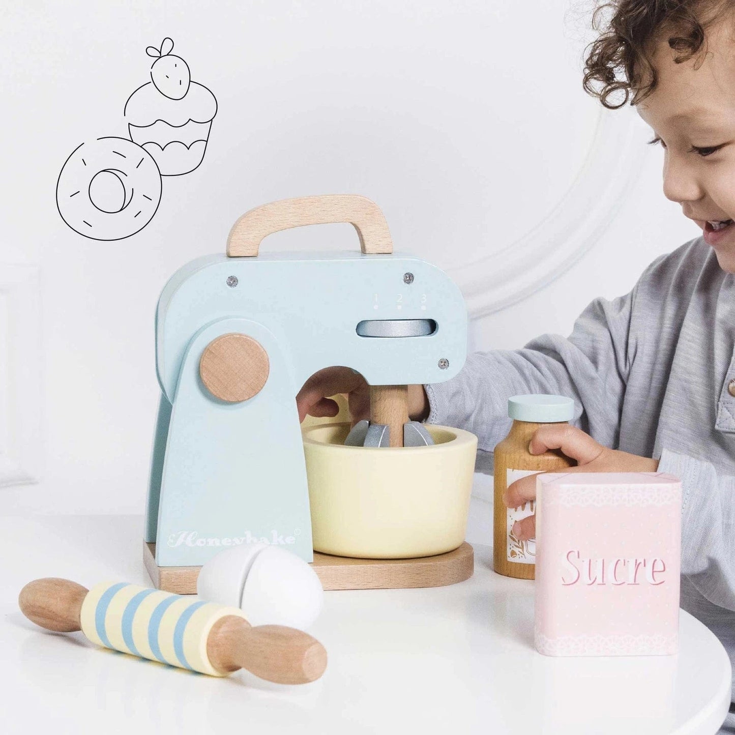 Bakers Mixer Set & Accessories Le Toy Van Lil Tulips