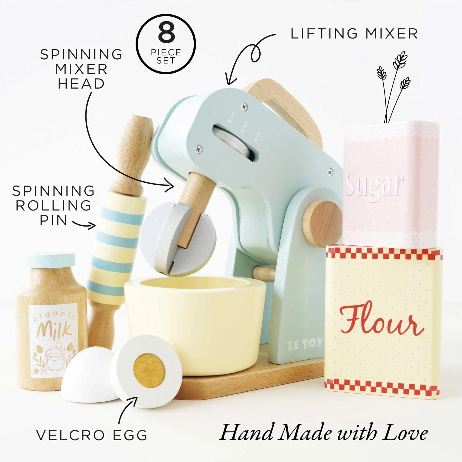 Bakers Mixer Set & Accessories Le Toy Van Lil Tulips