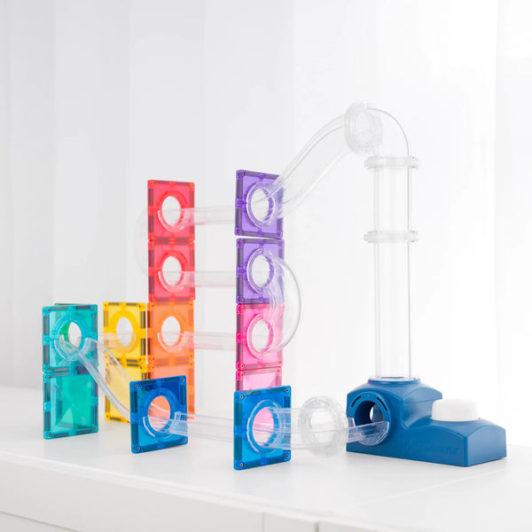 Ball Run Launcher Pack, 47 Pieces Connetix Lil Tulips