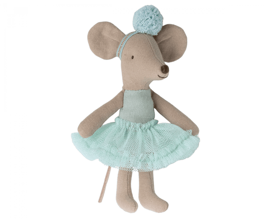 Ballerina Mouse, Little Sister - Light Mint Maileg Lil Tulips
