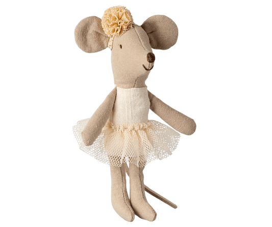 Ballerina Mouse, Little Sister - Off White Maileg Lil Tulips