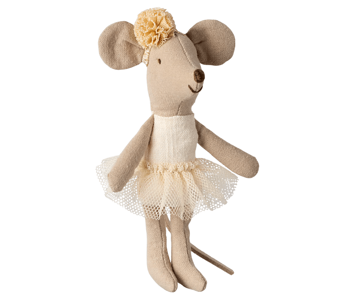 Ballerina Mouse, Little Sister - Off White Maileg Lil Tulips