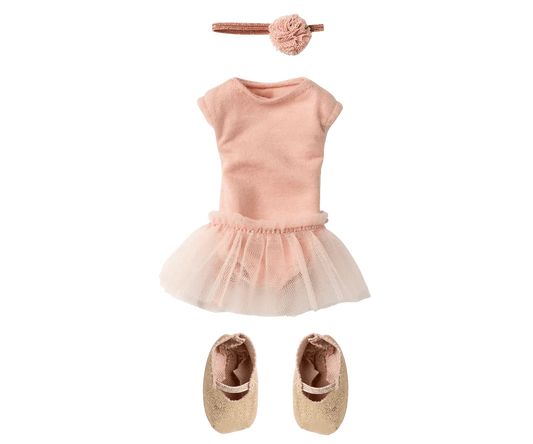 Ballet Suit and Skirt - Size 2 - Rose Maileg Lil Tulips