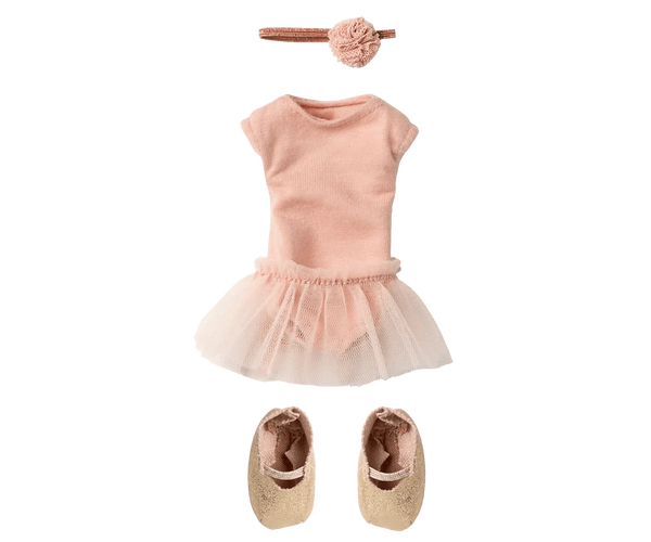Ballet Suit and Skirt - Size 2 - Rose Maileg Lil Tulips
