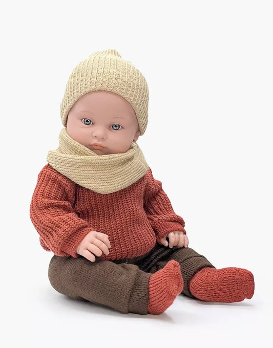 Bambinis Doll Yann In Winter Clothes Minikane Lil Tulips