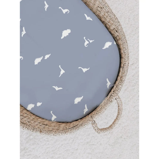 Bamboo Changing Pad Cover - Dino Gunamuna Lil Tulips