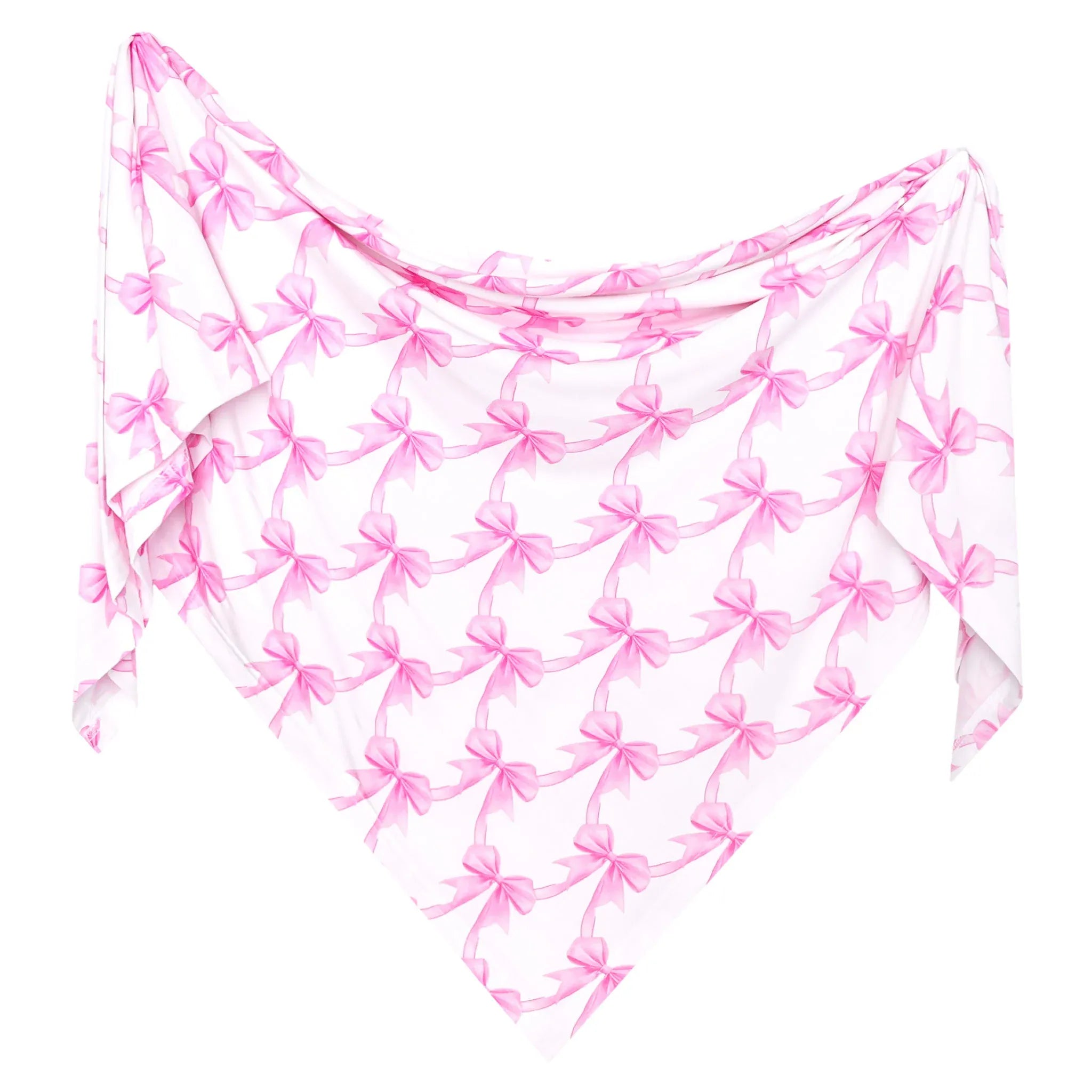 Bamboo Swaddle - Bow My Gosh Copper Pearl Lil Tulips