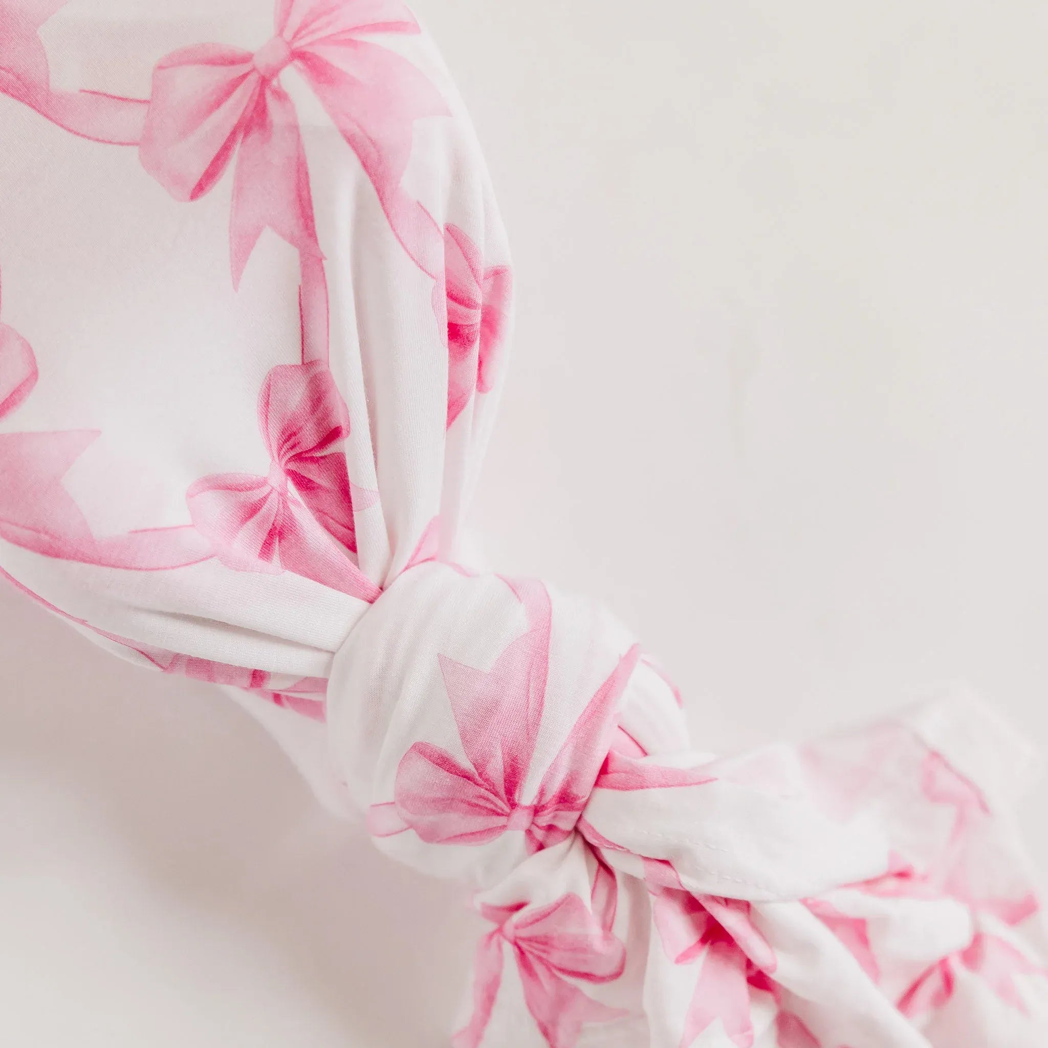 Bamboo Swaddle - Bow My Gosh Copper Pearl Lil Tulips