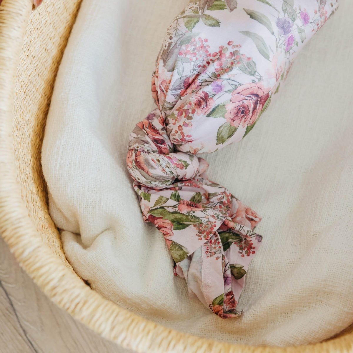 Bamboo Swaddle - Deborah Copper Pearl Lil Tulips