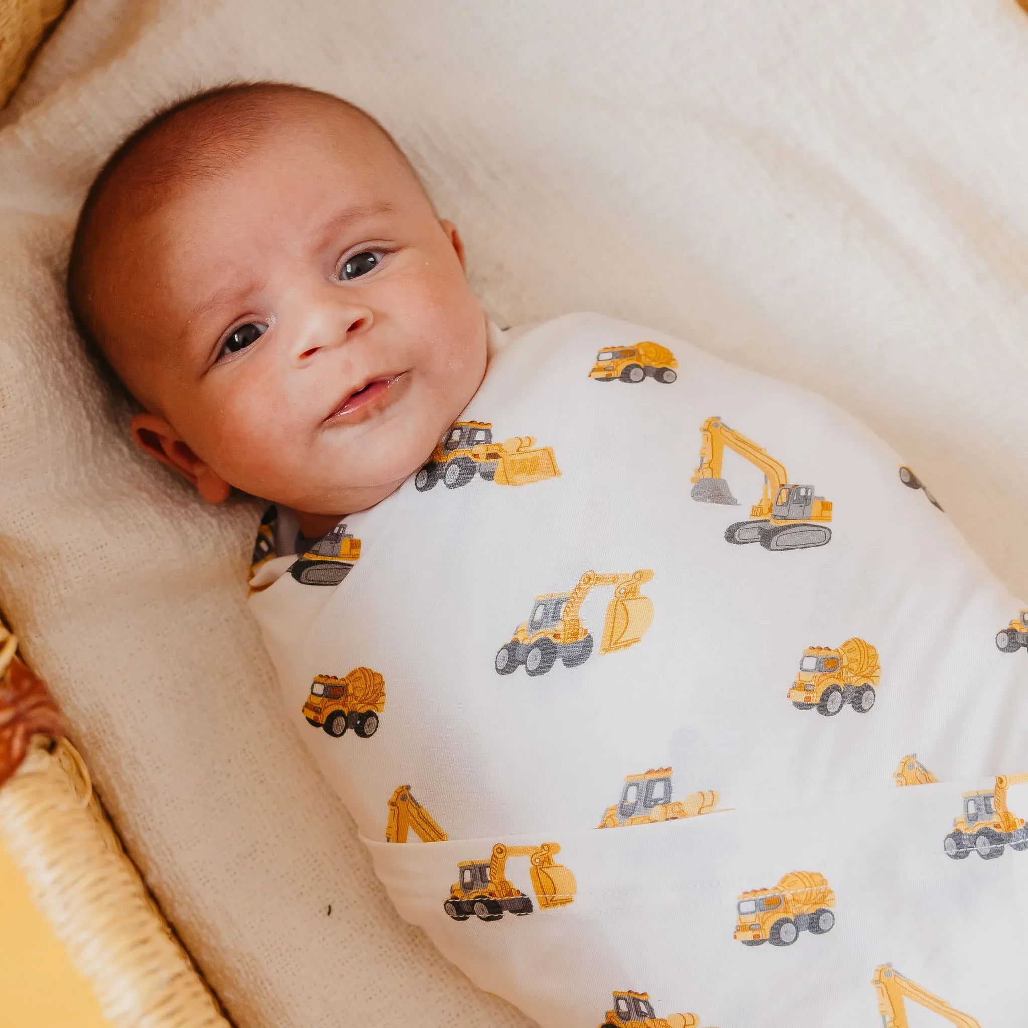 Bamboo Swaddle - Dozer Copper Pearl Lil Tulips
