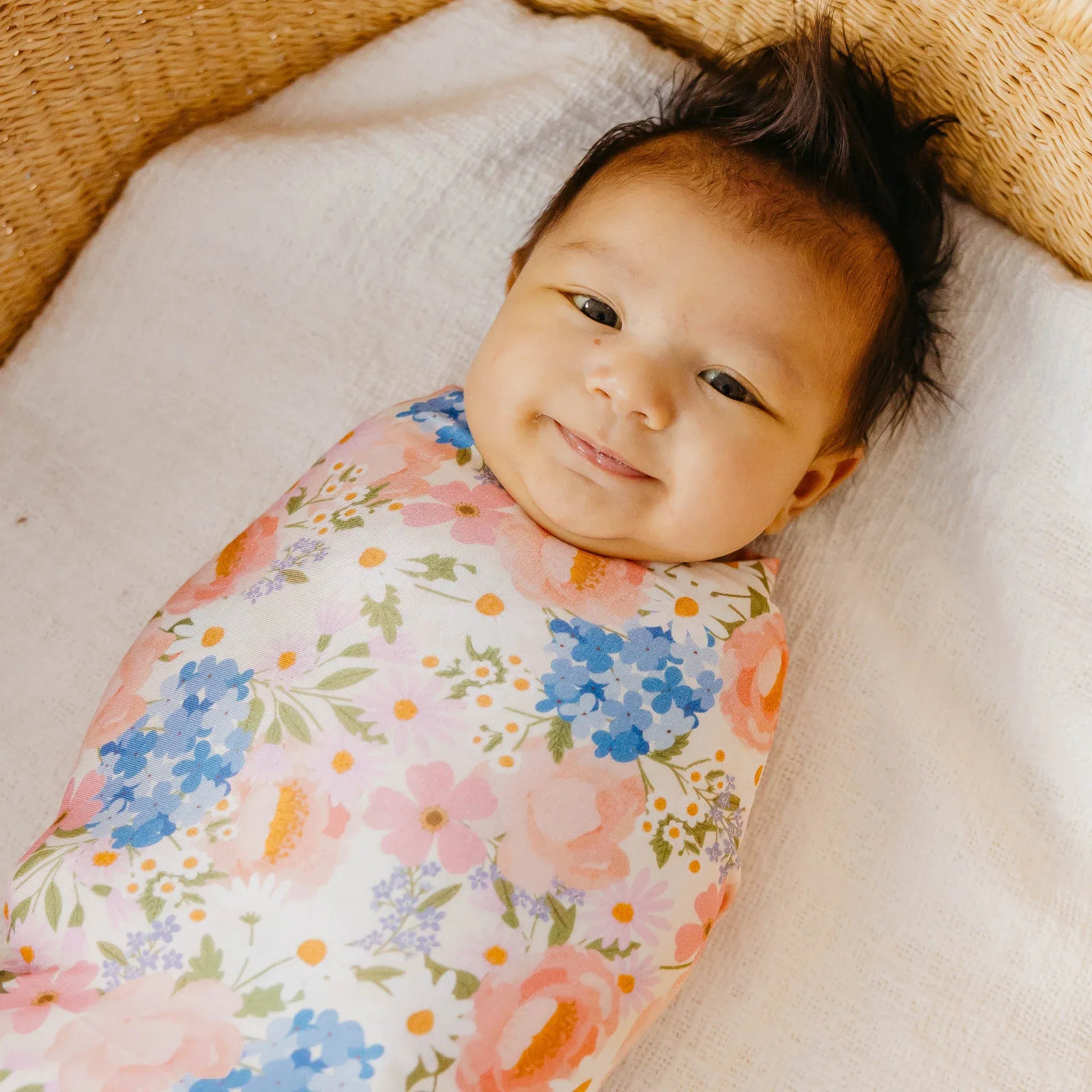 Bamboo Swaddle - Penelope Copper Pearl Lil Tulips