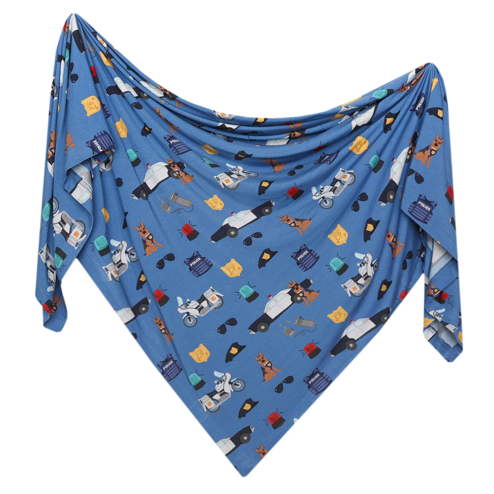Bamboo Swaddle - Policemen Copper Pearl Lil Tulips