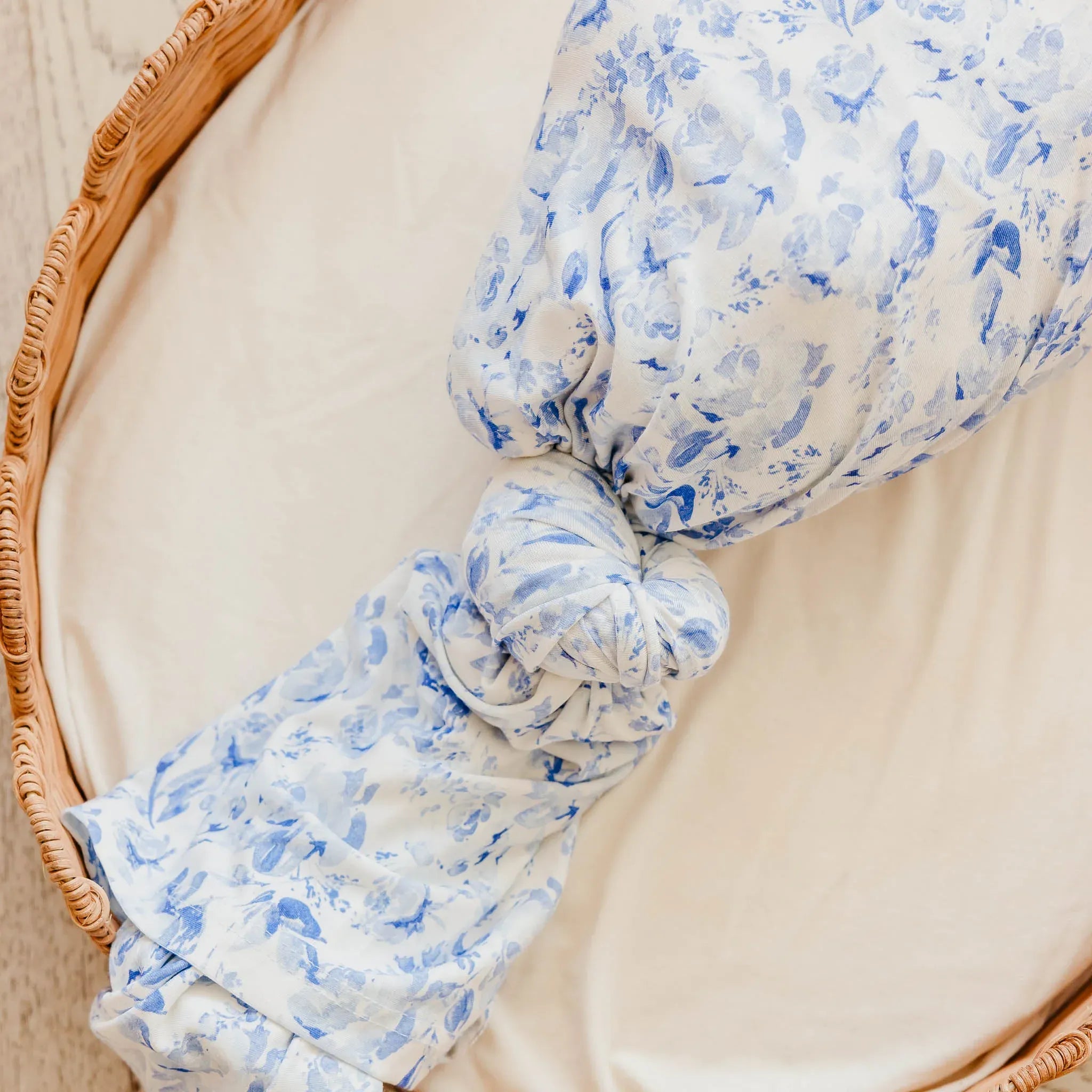 Bamboo Swaddle - Priscilla Copper Pearl Lil Tulips