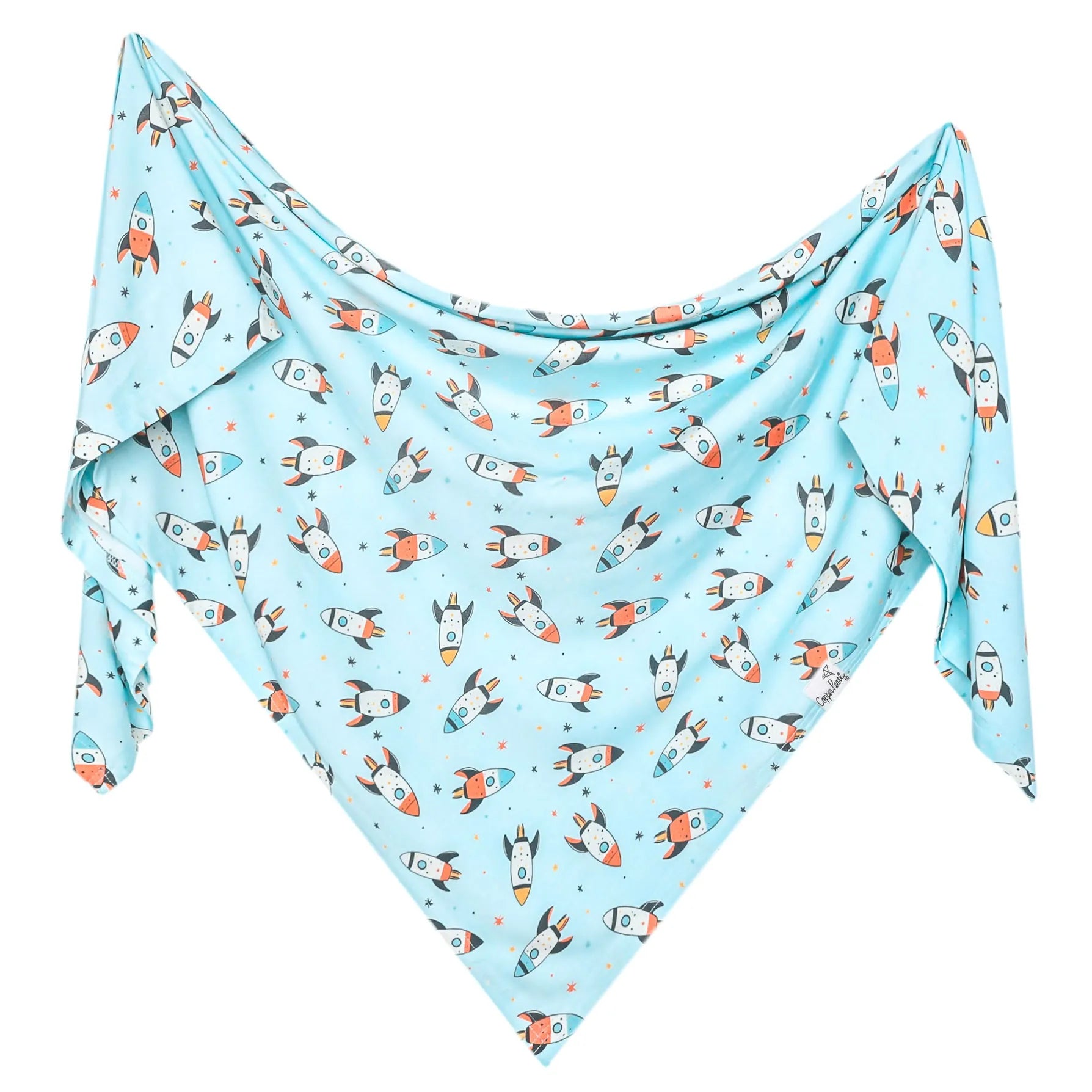 Bamboo Swaddle - Rocketeer Copper Pearl Lil Tulips