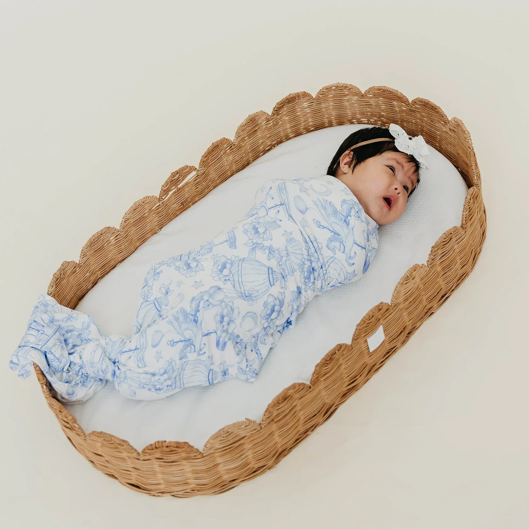 Bamboo Swaddle - Vintage Carnival Copper Pearl Lil Tulips