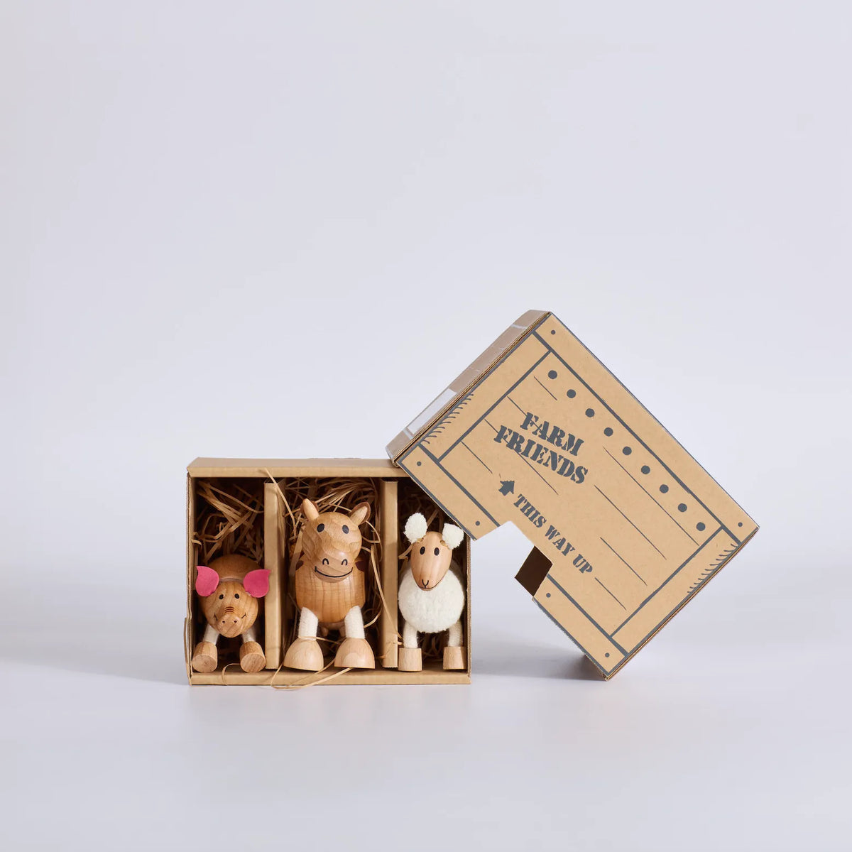 Barnfields Mini Crate – Cow, Pig, Sheep anamalz Lil Tulips