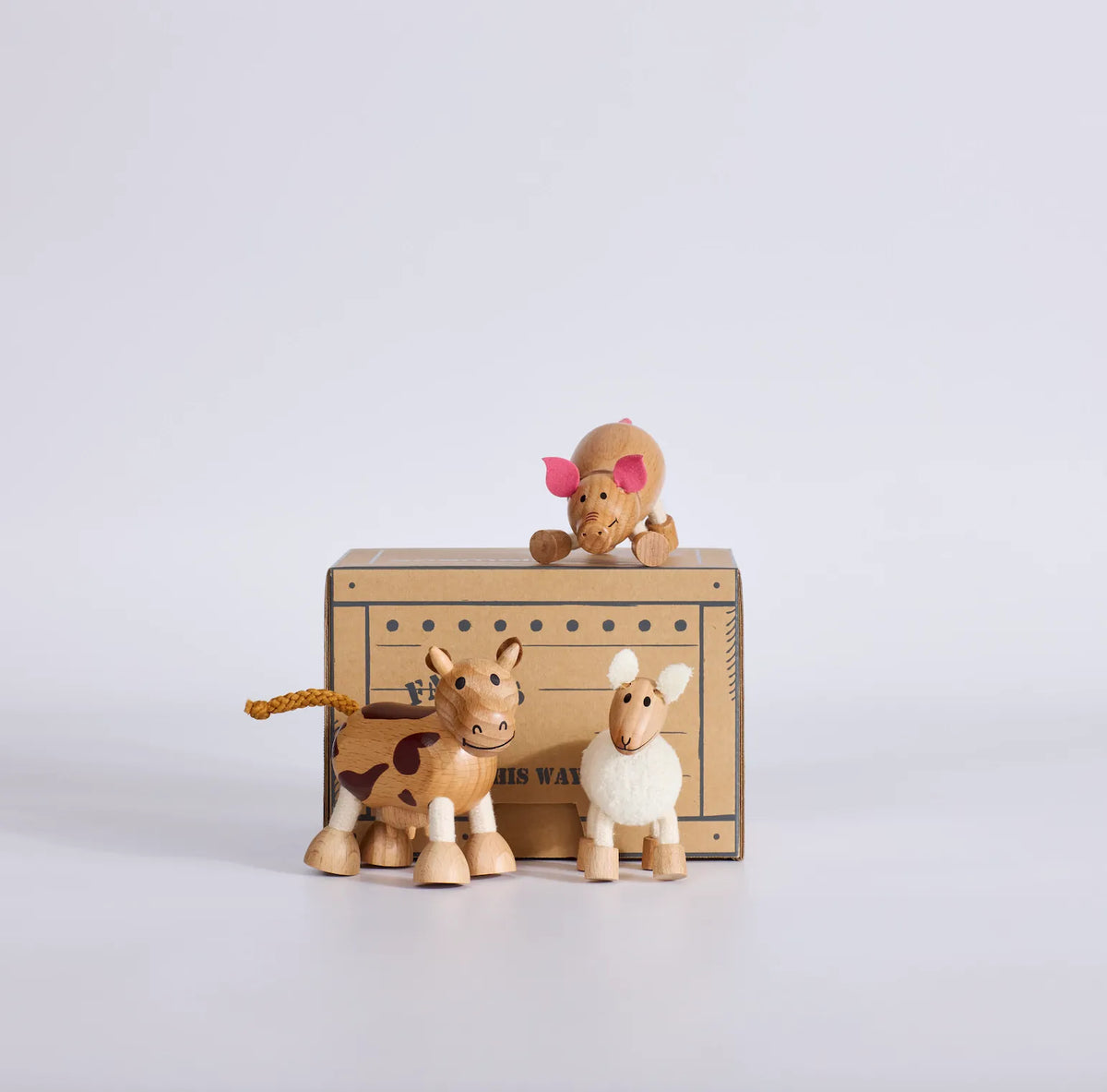 Barnfields Mini Crate – Cow, Pig, Sheep anamalz Lil Tulips