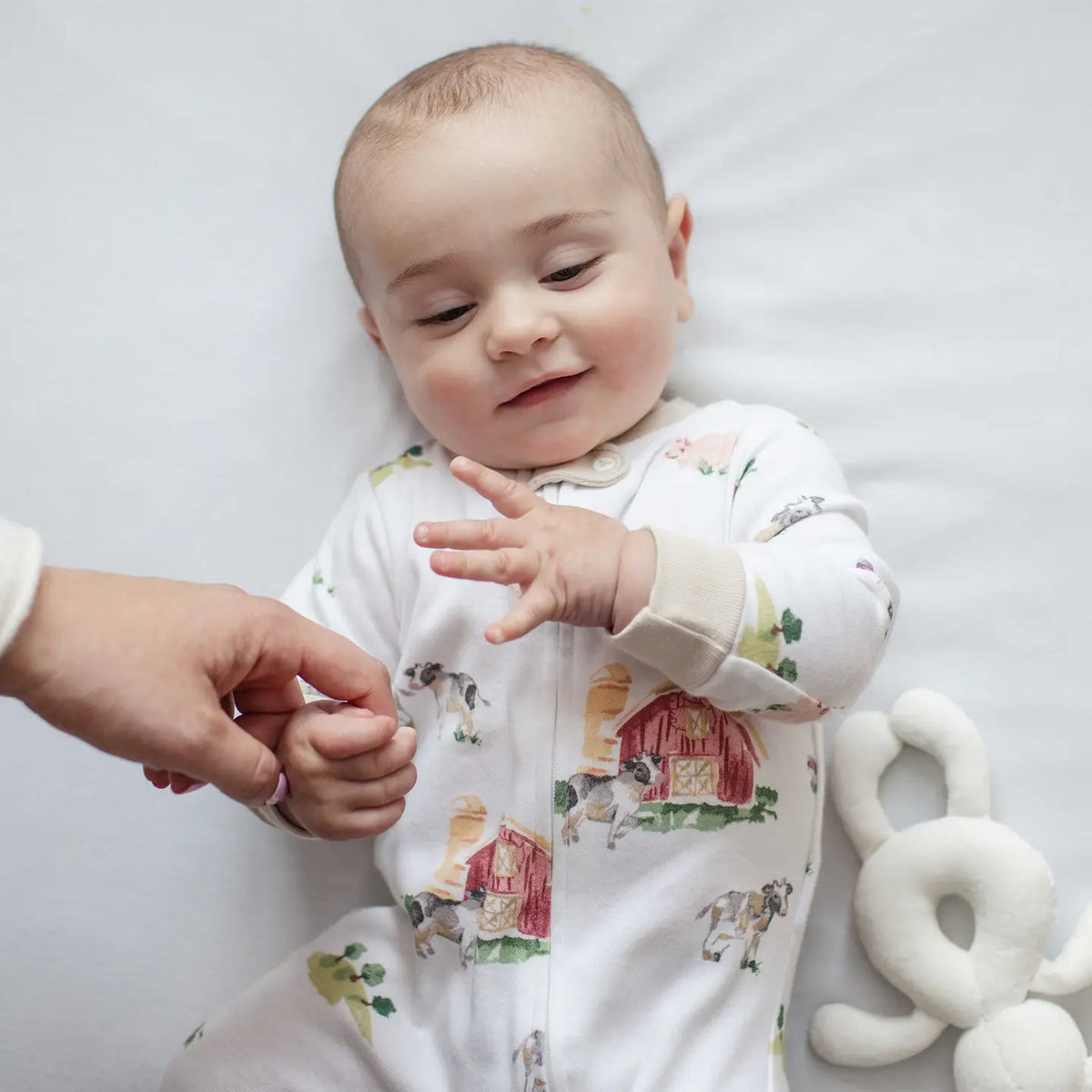 Barnyard Organic Cotton Sleep & Play Burt's Bees Baby Lil Tulips