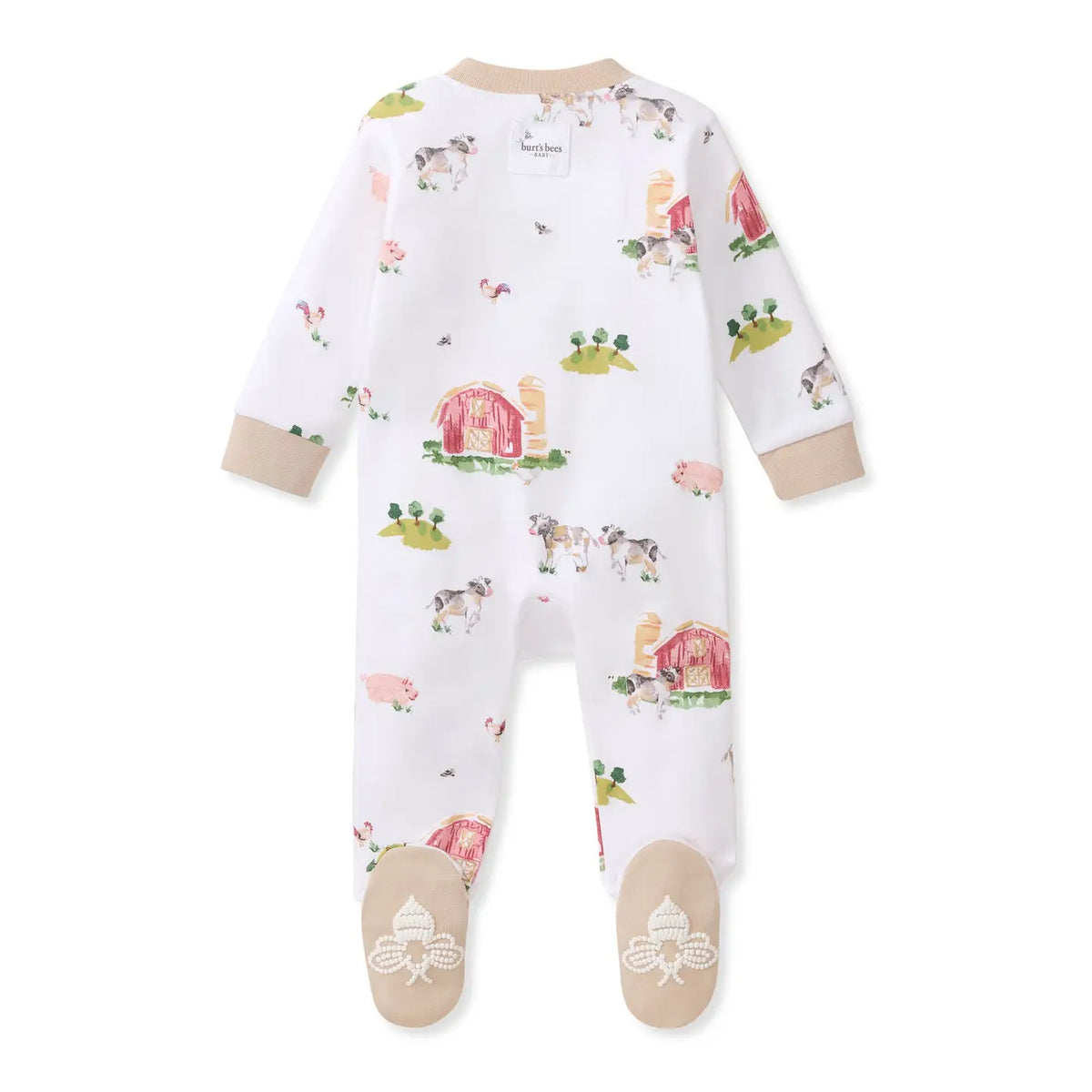 Barnyard Organic Cotton Sleep & Play Burt's Bees Baby Lil Tulips