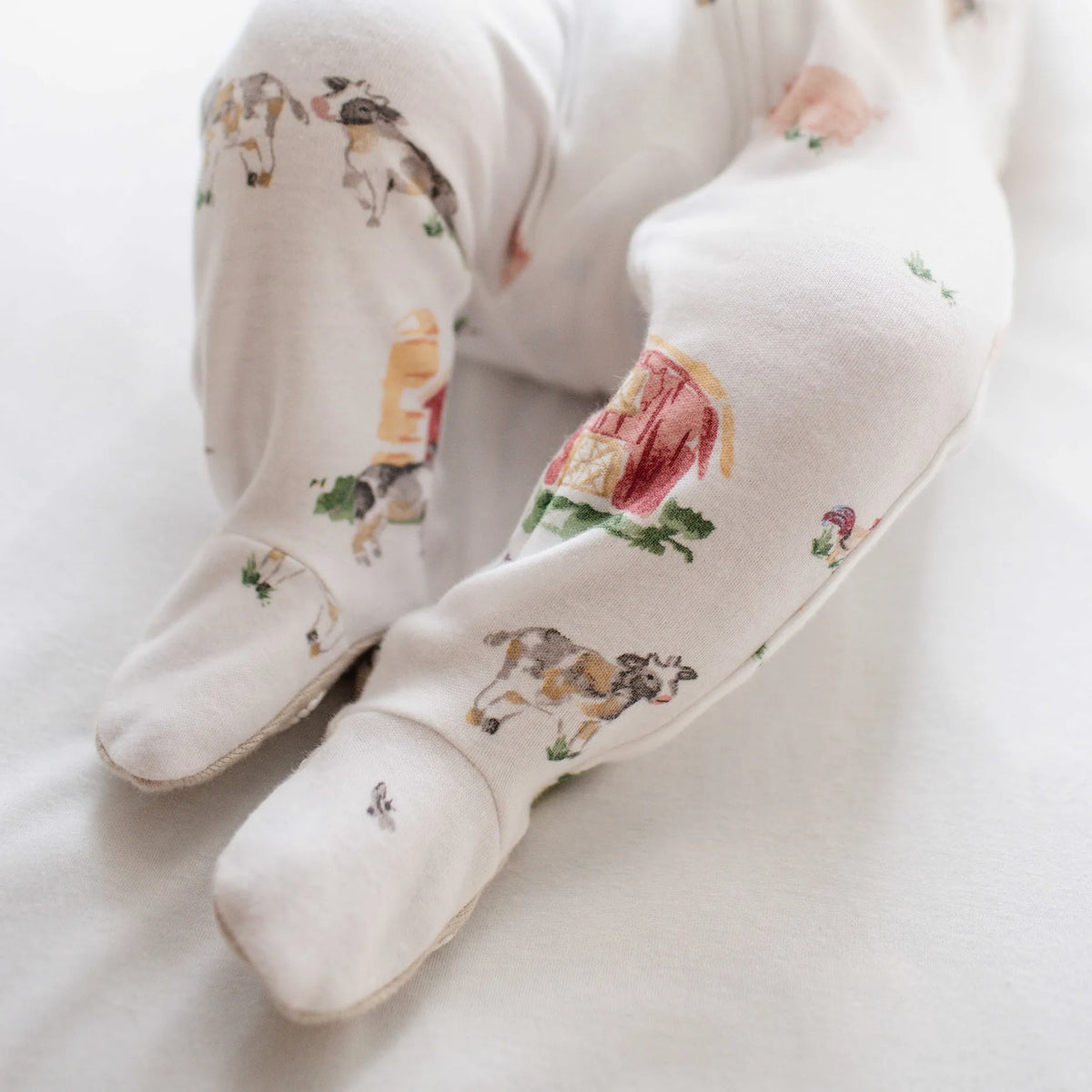 Barnyard Organic Cotton Sleep & Play Burt's Bees Baby Lil Tulips