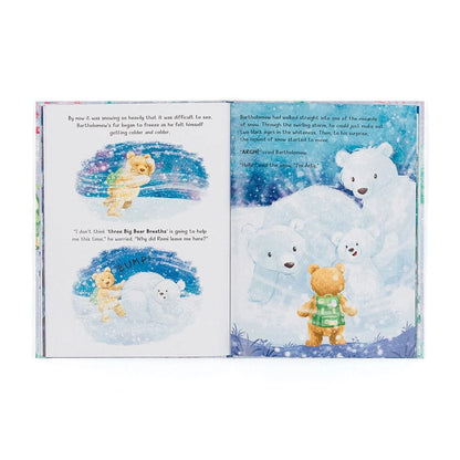 Bartholomew Bear and the Snow Giants Book Jellycat Lil Tulips