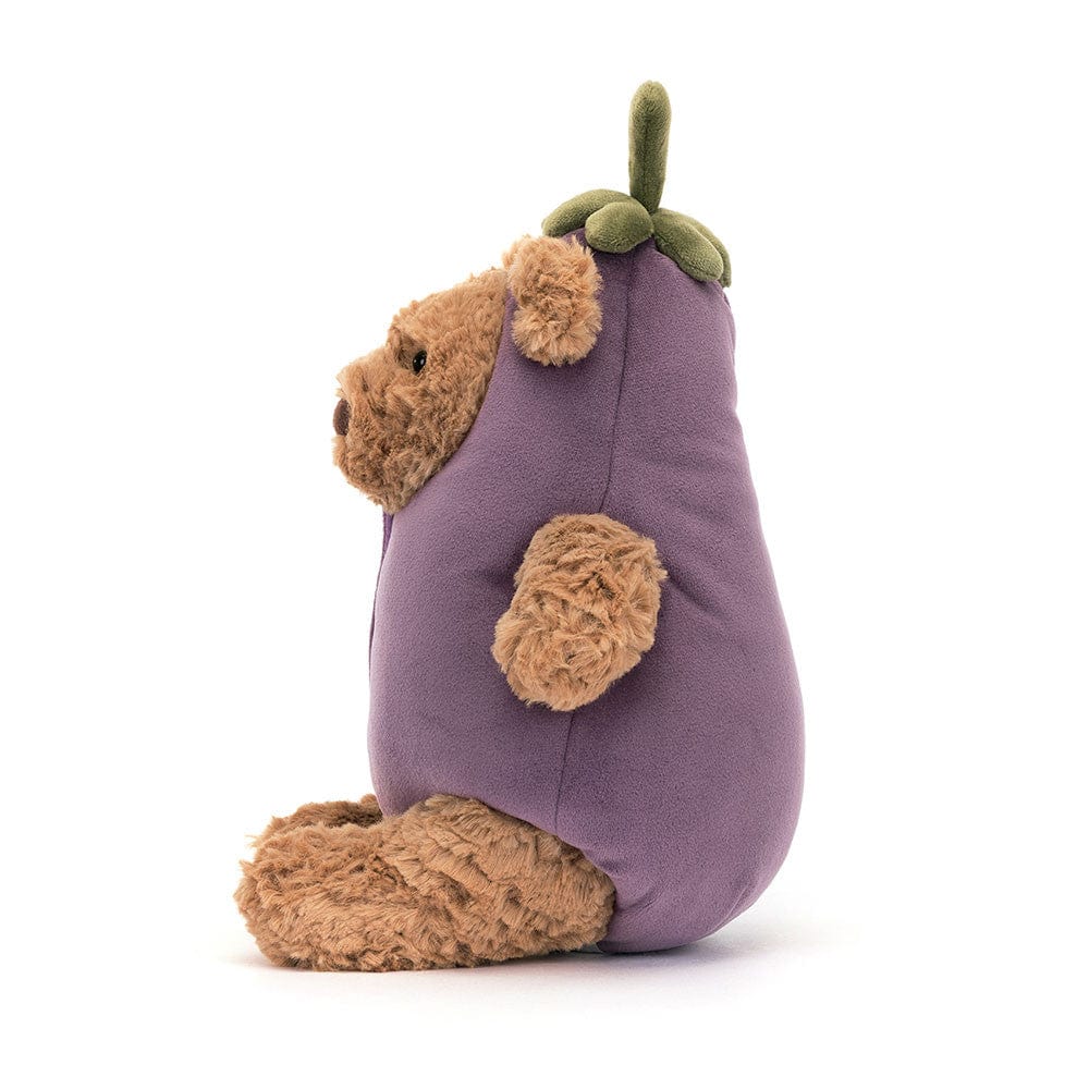 Bartholomew Bear Eggplant JellyCat Lil Tulips