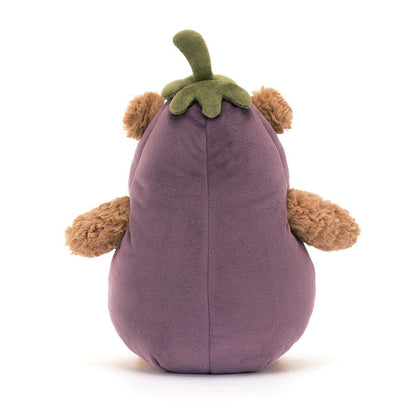 Bartholomew Bear Eggplant JellyCat Lil Tulips