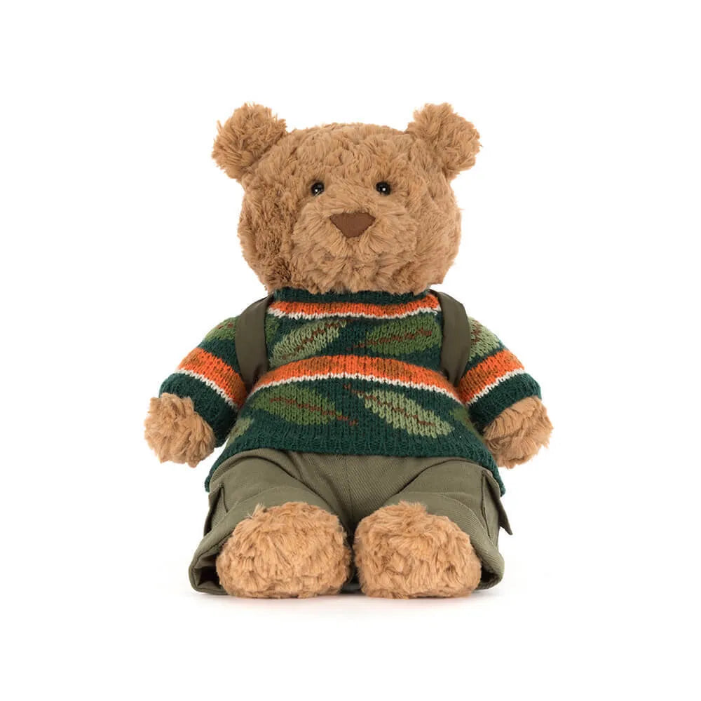 Bartholomew Bear Hiking Outfit Jellycat Lil Tulips