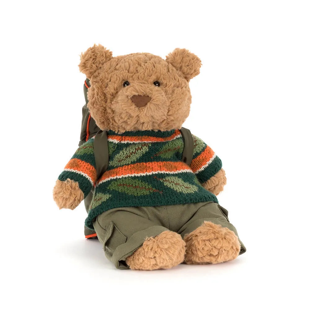 Bartholomew Bear Hiking Outfit Jellycat Lil Tulips