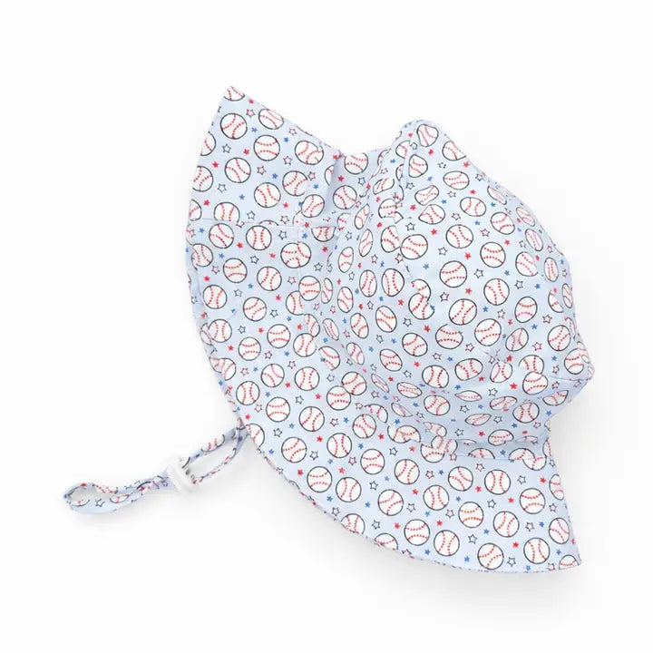 Baseball Bucket Hat Upf 50+ Huggalugs Lil Tulips