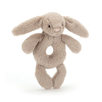 Bashful Beige Bunny Ring Rattle JellyCat Lil Tulips