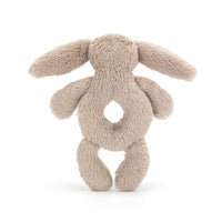 Bashful Beige Bunny Ring Rattle JellyCat Lil Tulips