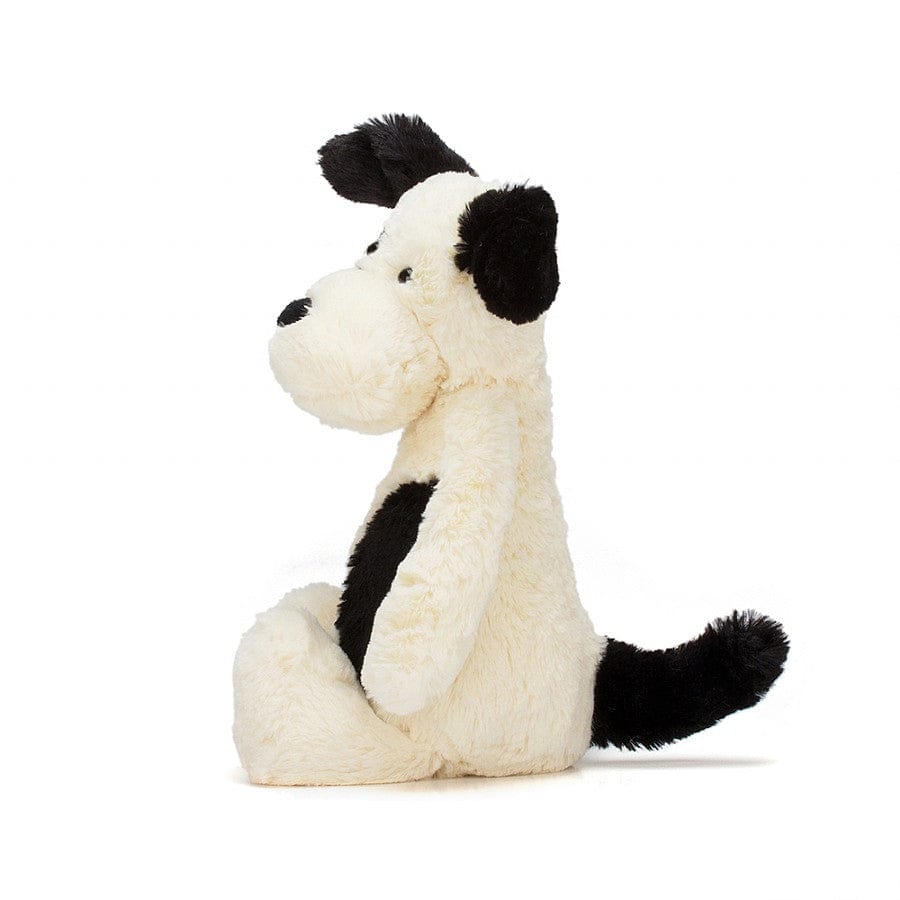 Bashful Black & Cream Puppy Big (Huge) Jellycat JellyCat Lil Tulips