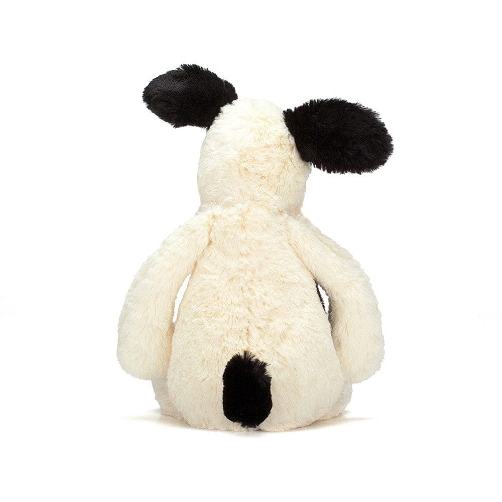 Bashful Black & Cream Puppy Big (Huge) Jellycat JellyCat Lil Tulips