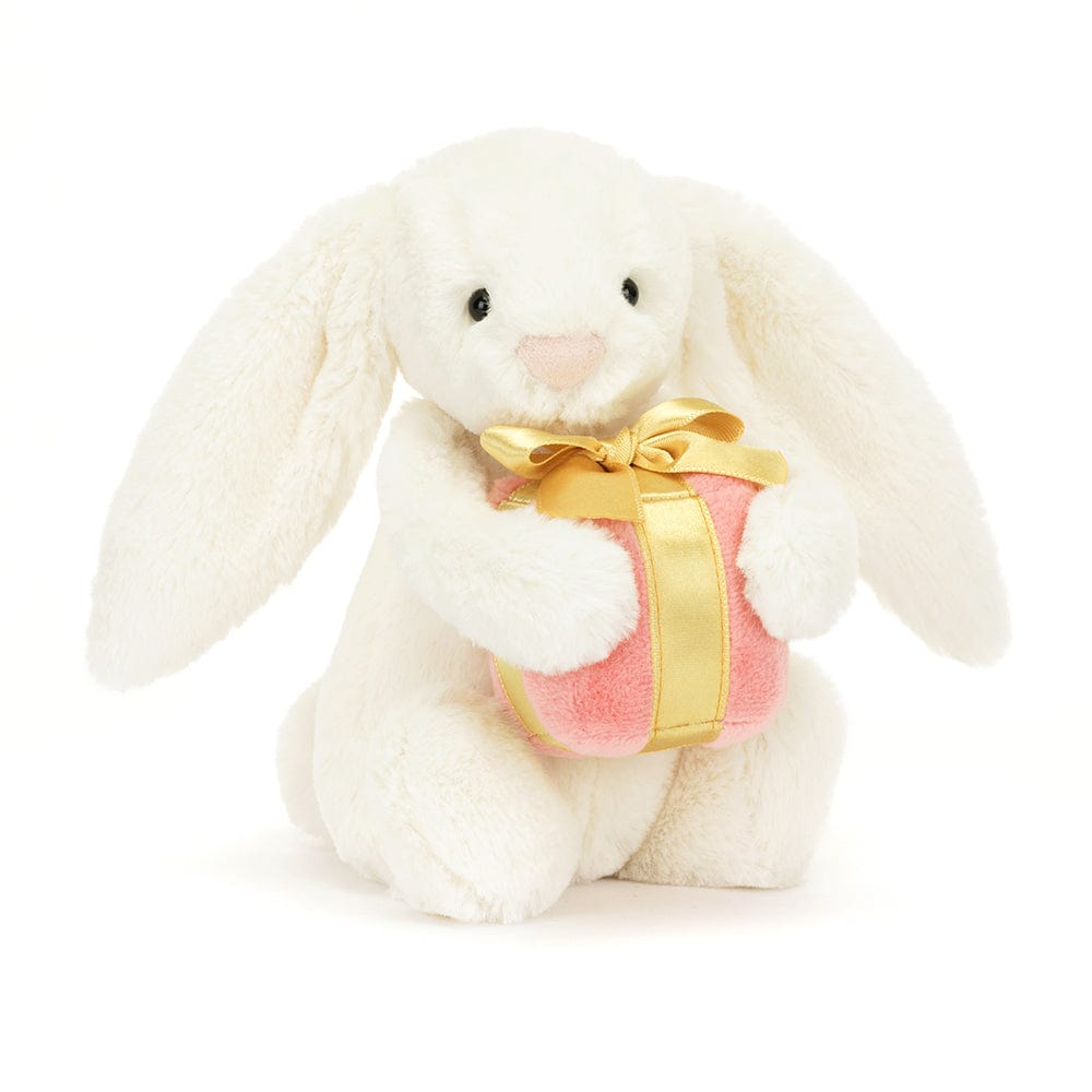 Bashful Bunny with Present Little JellyCat JellyCat Lil Tulips