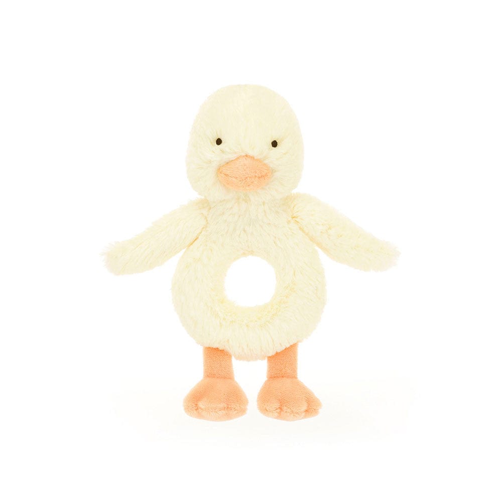 Bashful Duckling Ring Rattle Jellycat JellyCat Lil Tulips