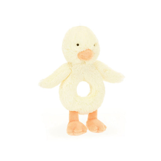 Bashful Duckling Ring Rattle Jellycat JellyCat Lil Tulips