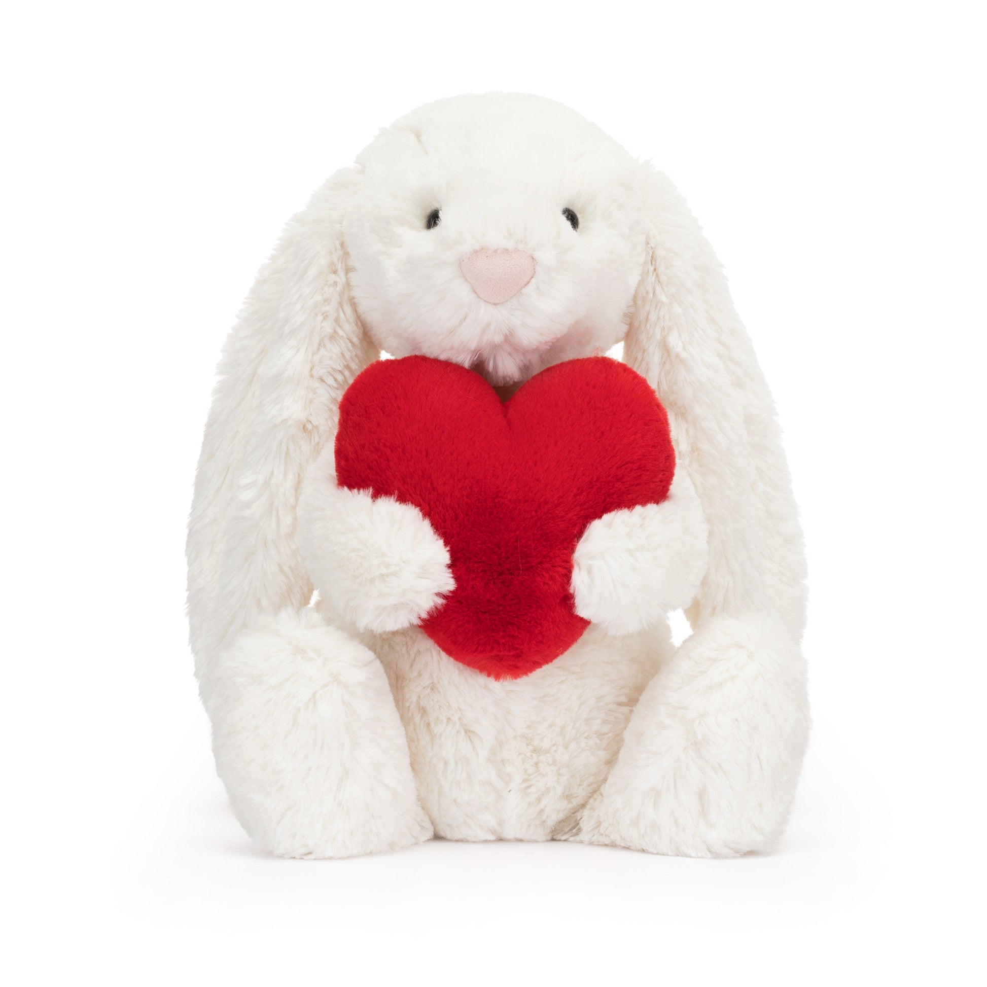 Bashful Red Love Heart Bunny Original Jellycat JellyCat Lil Tulips