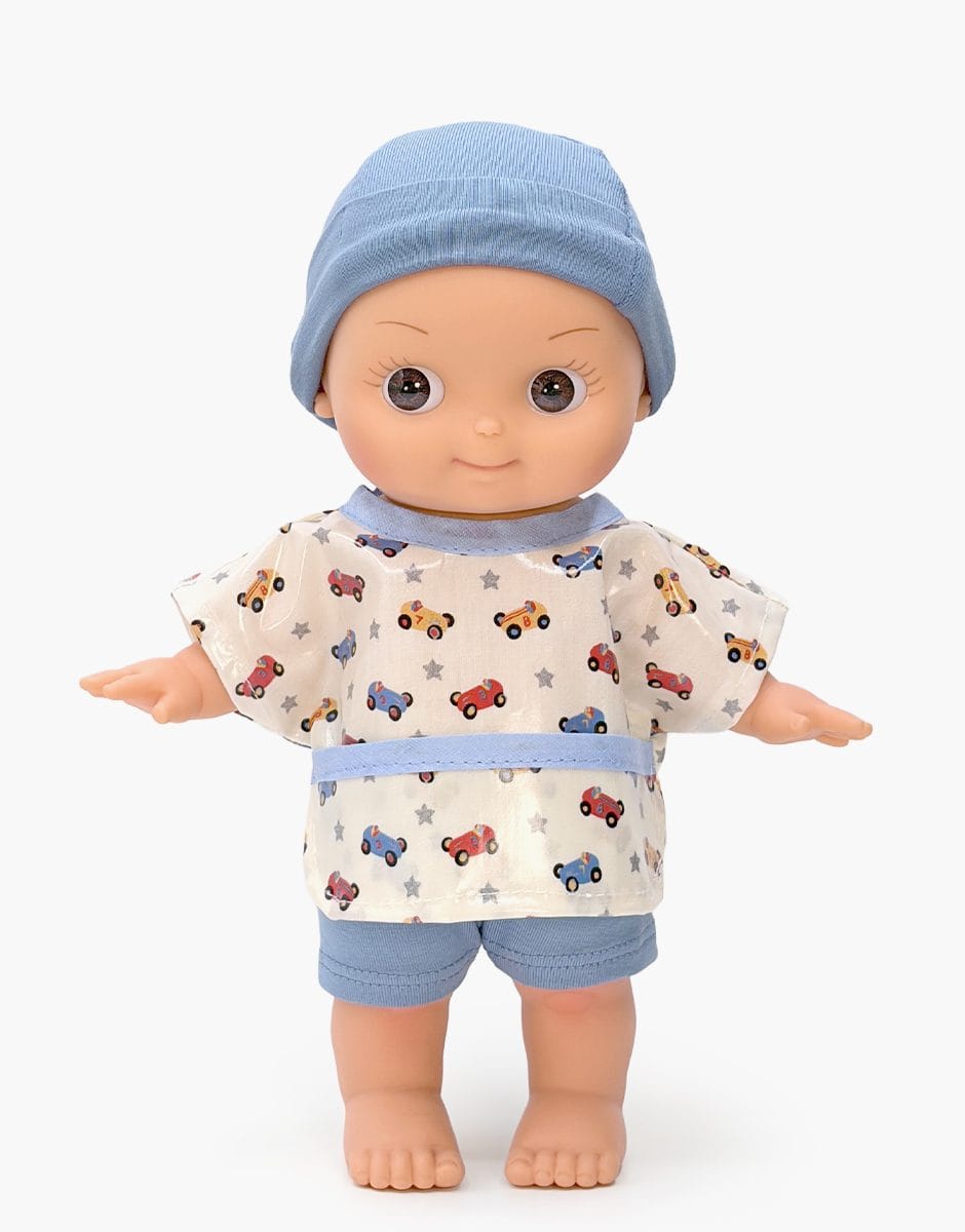 Basile Mini Panchas Doll - Cars Painting Outfit Minikane Lil Tulips
