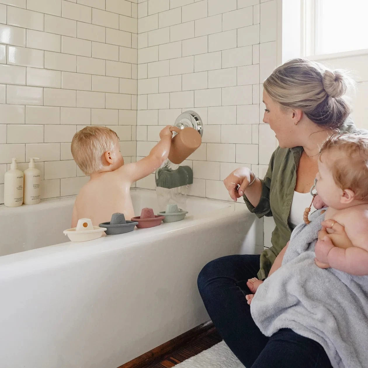 Bath Boats Petal Mushie Lil Tulips