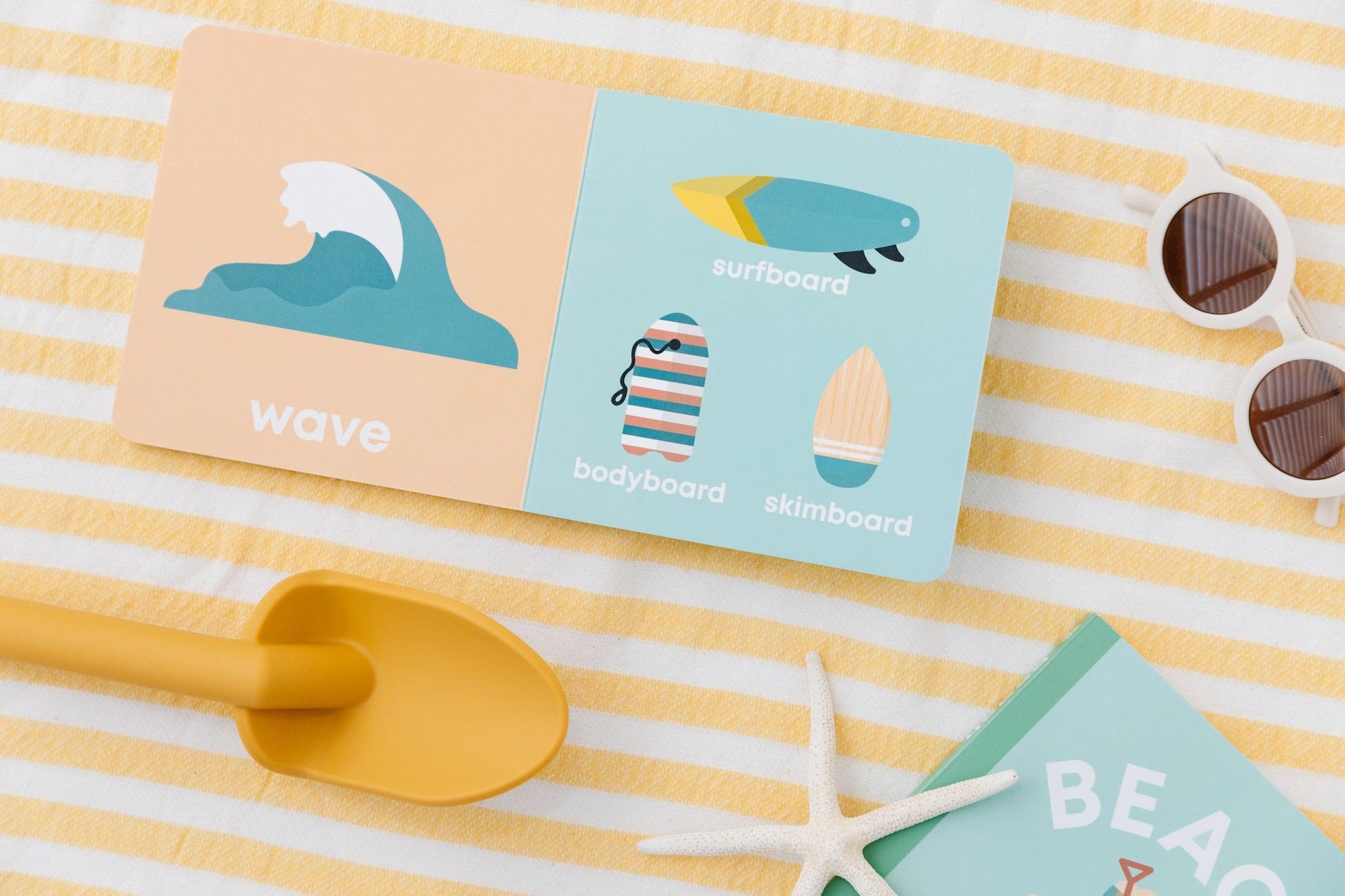 Beach Baby Board Book Left Hand Book House Lil Tulips